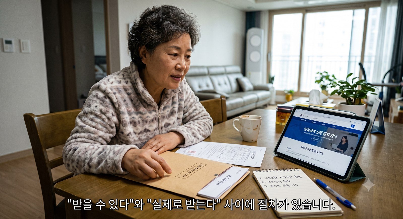 간병 퇴사 실업급여 신청 절차 총정리 | 이직확인서부터 실업인정까지